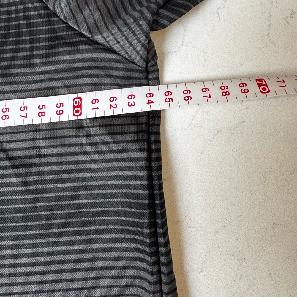 Storm Men's Charcoal Striped Polo Shirt - Picture 7 of 7